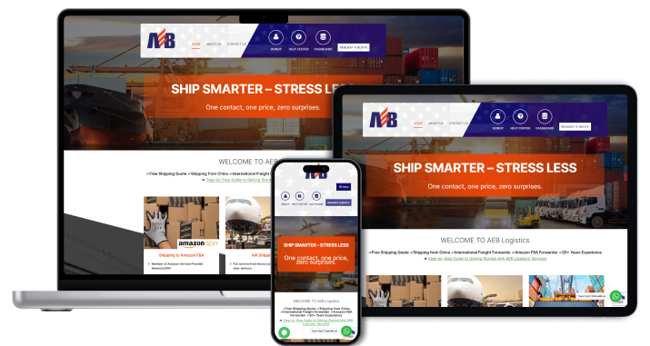 AEB Logistics website