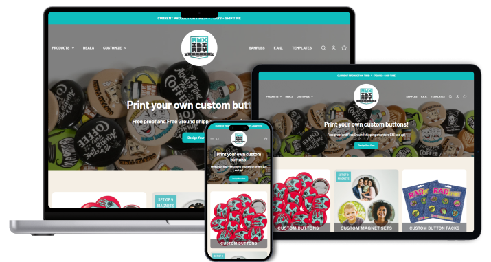 AUX Buttons website
