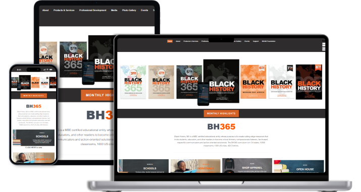 Black History 365 Education website