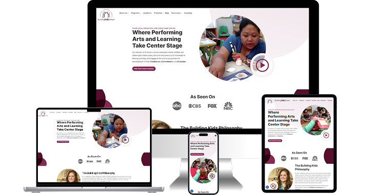 Building Kidz School website