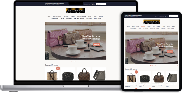 The Fashion Cafe website