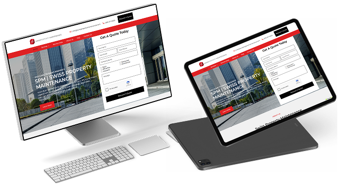 Swiss Property Maintenance website